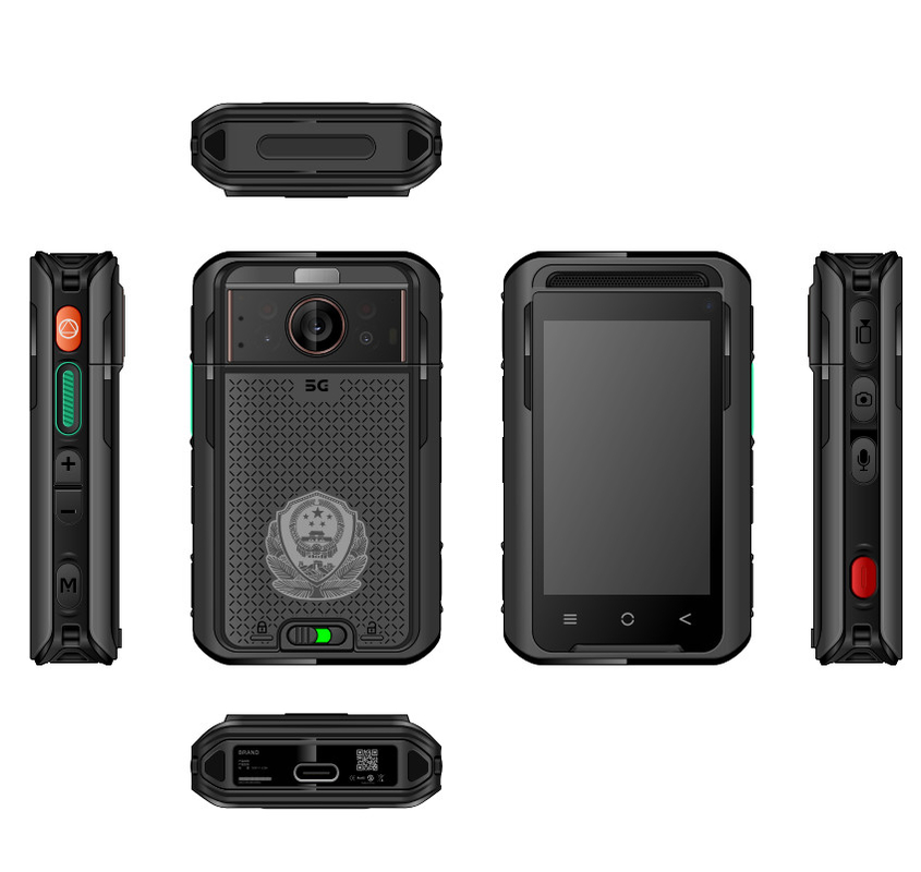 5G NR/SA กล้องถ่ายภาพความร้อน 4K HD 3500mah แบตเตอรี่คู่ EIS 4G 64GB LCD 3.1 นิ้ว