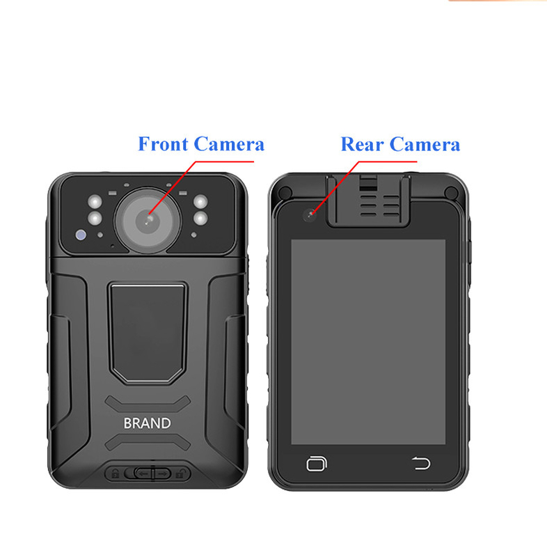 ตำรวจร่างกาย 1080P สวมกล้อง IR Night Vision 140 องศาพร้อมการ์ด TF 64 GB