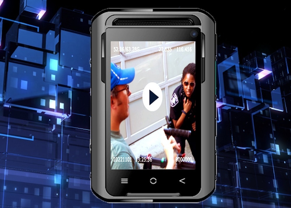 5G 13MP IP68 กล้องถ่ายร่างกายตํารวจกันน้ํา พร้อมเลนส์มุม 110 องศา และ WiFi Hotspot