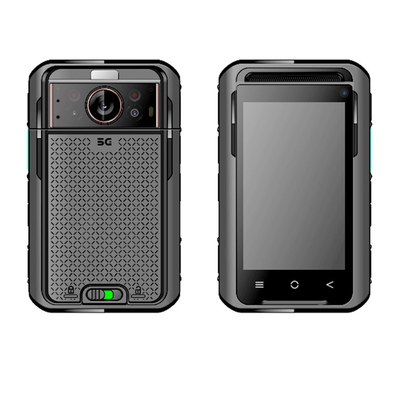3.1 นิ้ว LCD 5G กล้องใส่ร่างกาย ด้วยแบตเตอรี่คู่ 3500mAh EIS 4G 64GB RAM ROM