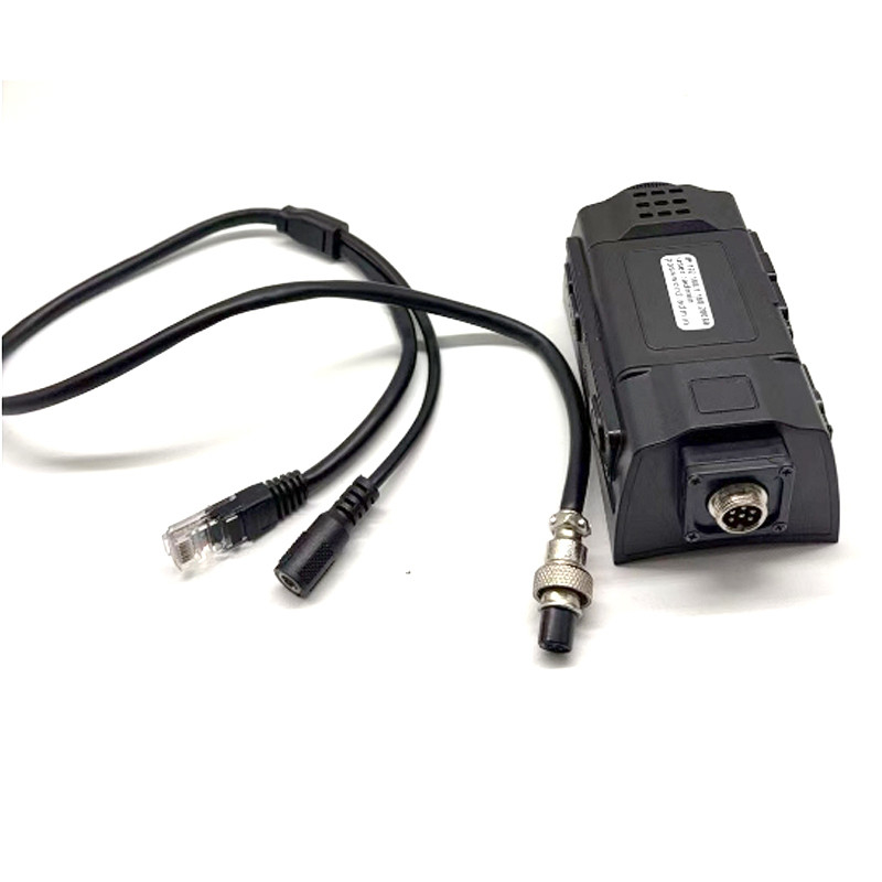 GB28181 รองรับกล้อง RJ45 Ethernet Cable Wifi Safety Helmet มีโหมดปรับและระยะส่อง 0.5 เมตร