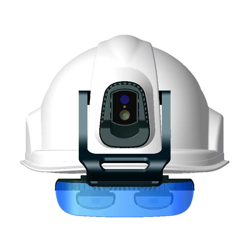 AR Helmet AI PS Live Video Geo-Fencing EIS สถานที่ก่อสร้างการส่งสัญญาณไร้สาย