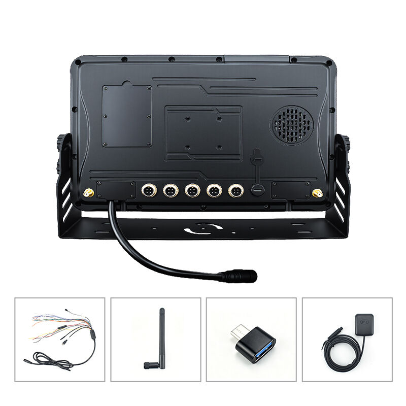 4G Mobile DVR Supporting 5 Channel AHD 1080P 720P Display JT T808 Protocols and AI Algorithms for Vehicle Monitoring