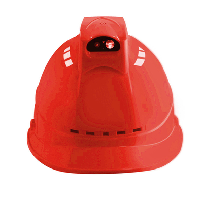 4G PTT Safety Helmet Camera Android 7.1 3300mAh Battery Hardhat สตรีมมิ่งถ่ายทอดสด
