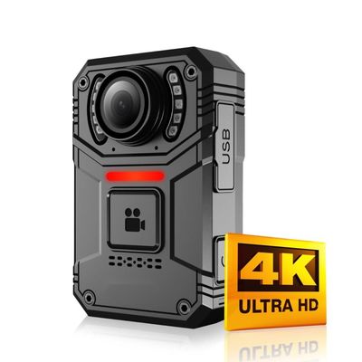 4K HD Law Enforcement Security Bodycams แบตเตอรี่ 2500 แมฮ และจอขนาด 2 นิ้ว