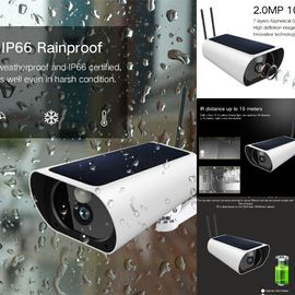 กล้องรักษาความปลอดภัย 4G Solar Wifi 1080P 2 เมกะพิกเซล Night Vision พร้อมฟังก์ชัน IR