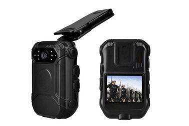 กล้องที่สวมใส่ร่างกาย 1080P การเล่น GPS 140 มุมกว้าง Night Vision กล้องบันทึกตำรวจ
