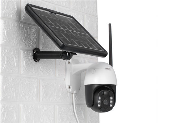 อินฟราเรด 0.00001LUX 5W แบตเตอรี่พลังงานแสงอาทิตย์กล้องวงจรปิด 20m IR