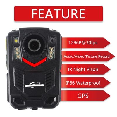 กล้องวิดีโอตำรวจติดร่างกายพร้อมฟังก์ชั่น GPS
