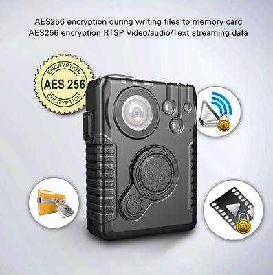 โมดูล GPS ตำรวจสวมกล้อง 3200mAH รองรับ AP STA WIFI
