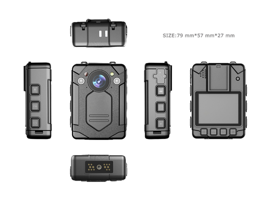 ตัวกล้อง Super HD 1296P ที่สวมใส่พร้อมจอแสดงผล 2 นิ้วที่สร้างขึ้นในฟังก์ชั่น Wifi GPS